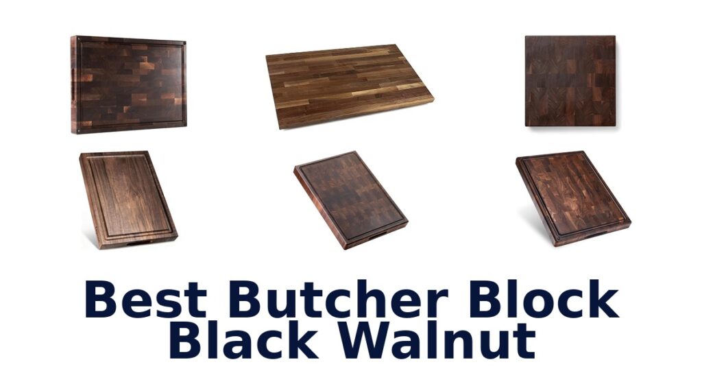 best butcher block black walnut