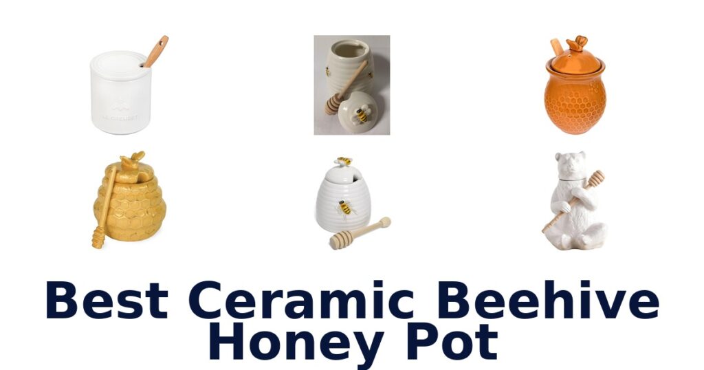 best ceramic beehive honey pot