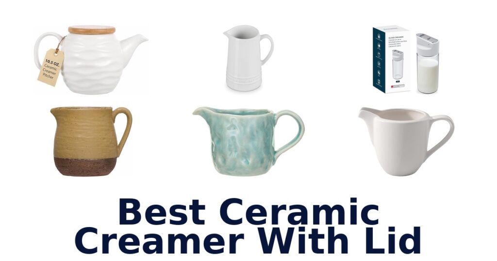 best ceramic creamer with lid