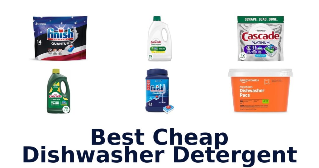 best cheap dishwasher detergent