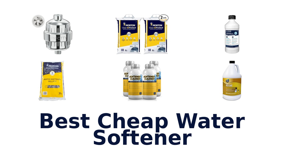 best cheap water softener