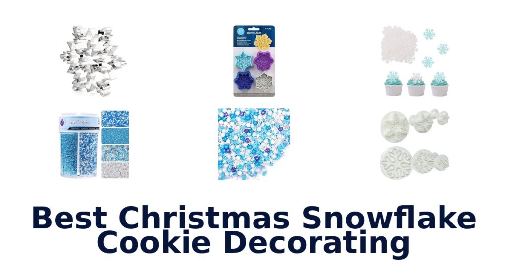 best christmas snowflake cookie decorating