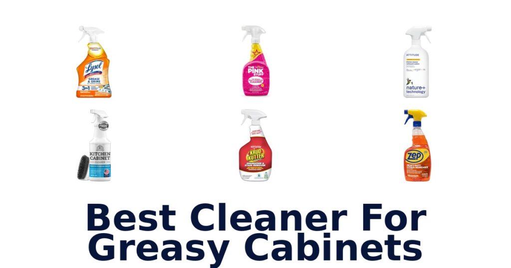 best cleaner for greasy cabinets
