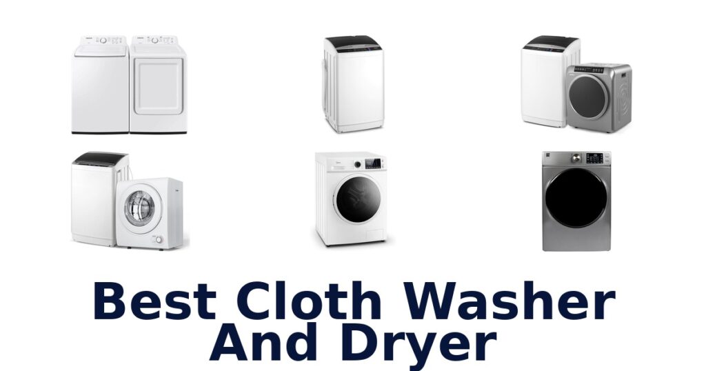 best cloth washer and dryer