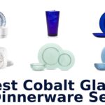 best cobalt glass dinnerware set