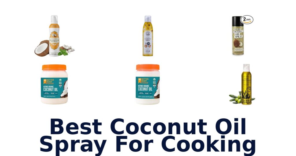 best coconut oil spray for cooking