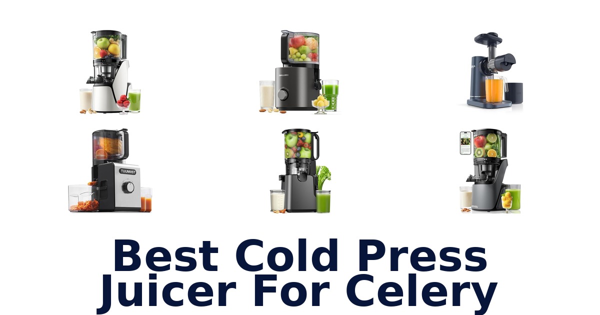 best cold press juicer for celery