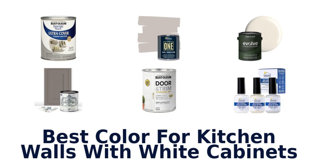 best color for kitchen walls with white cabinets