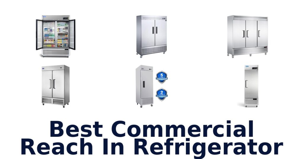 best commercial reach in refrigerator