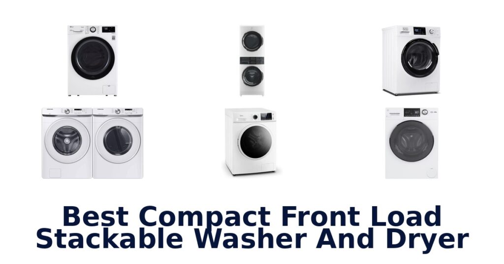 best compact front load stackable washer and dryer