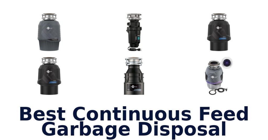 best continuous feed garbage disposal