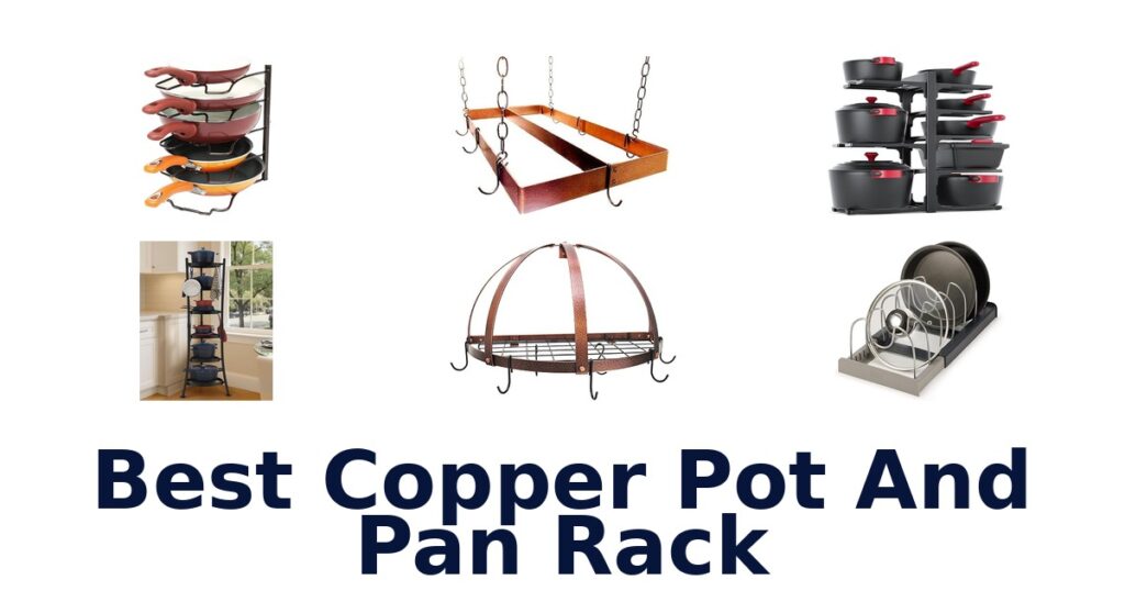 best copper pot and pan rack