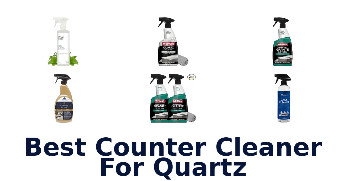 best counter cleaner for quartz