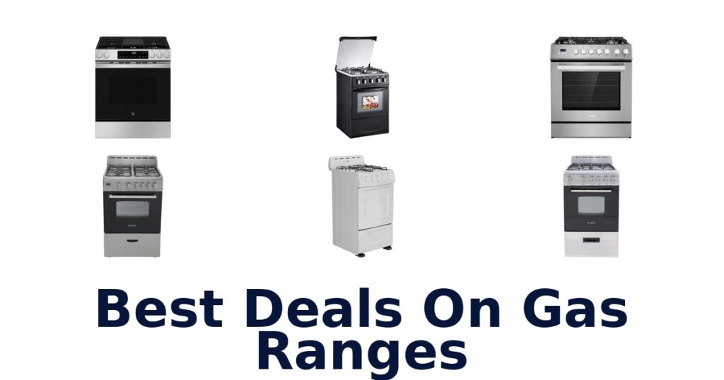 best deals on gas ranges