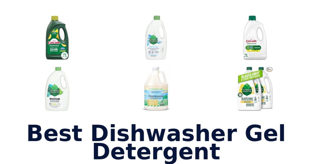 best dishwasher gel detergent