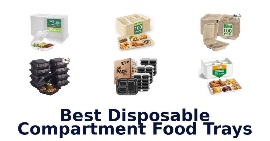 best disposable compartment food trays