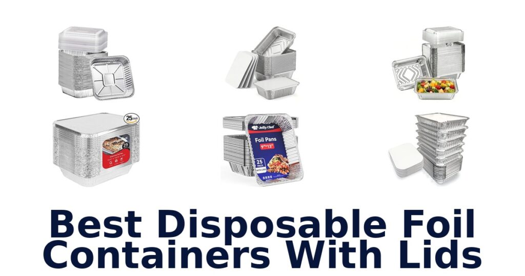 best disposable foil containers with lids