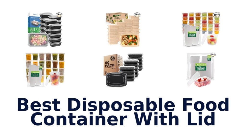 best disposable food container with lid