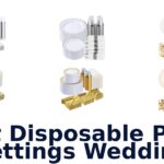 best disposable place settings wedding