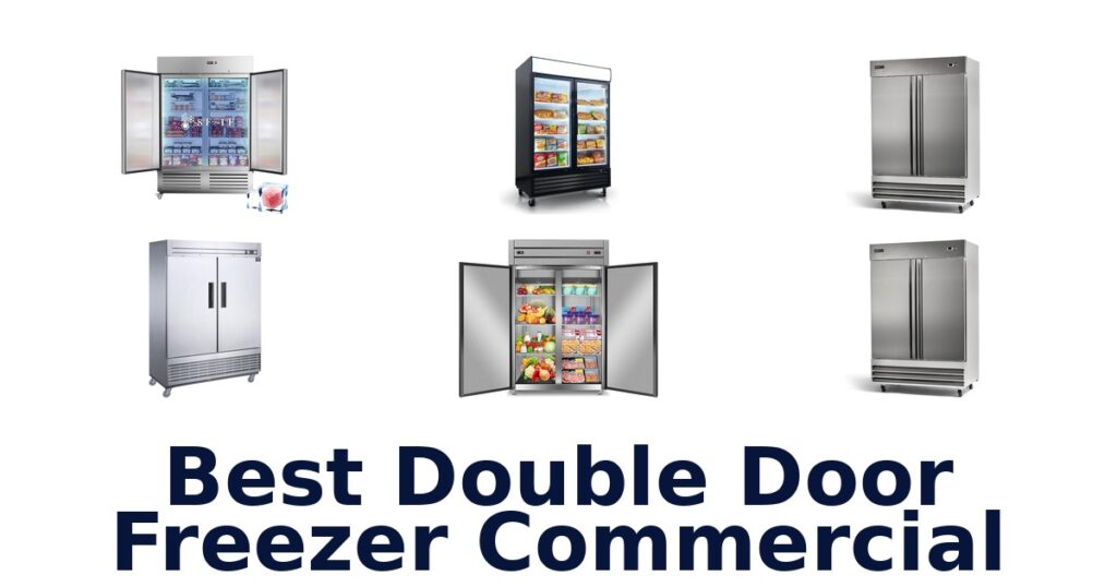 best double door freezer commercial
