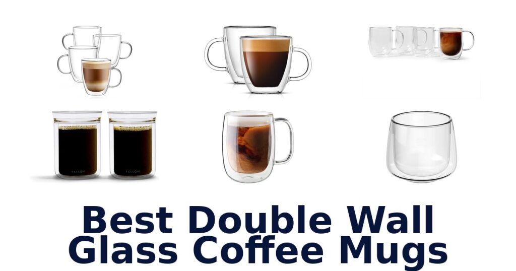 best double wall glass coffee mugs