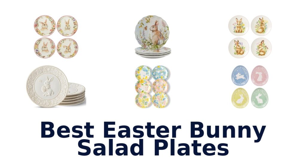 best easter bunny salad plates