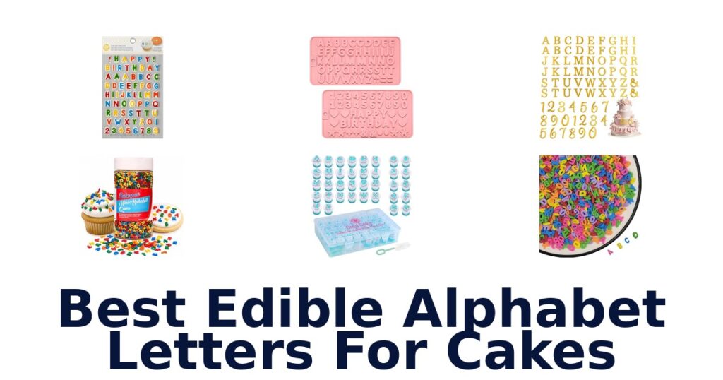 best edible alphabet letters for cakes
