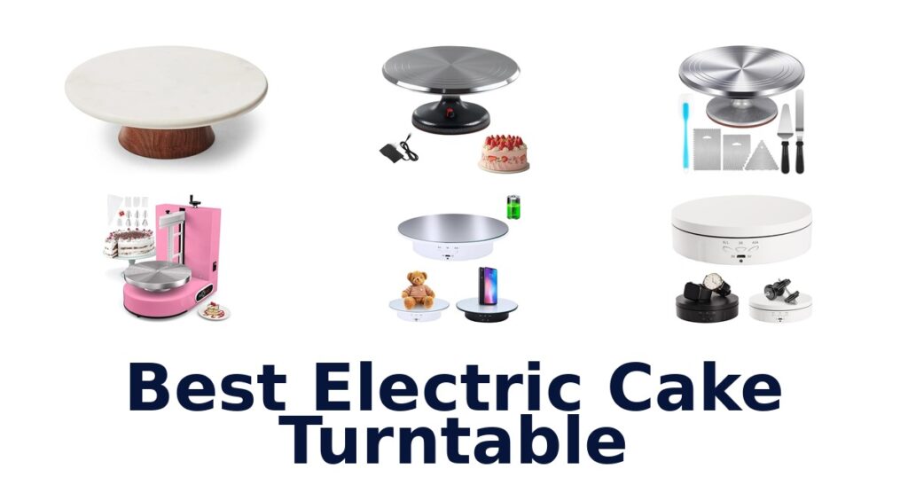 best electric cake turntable
