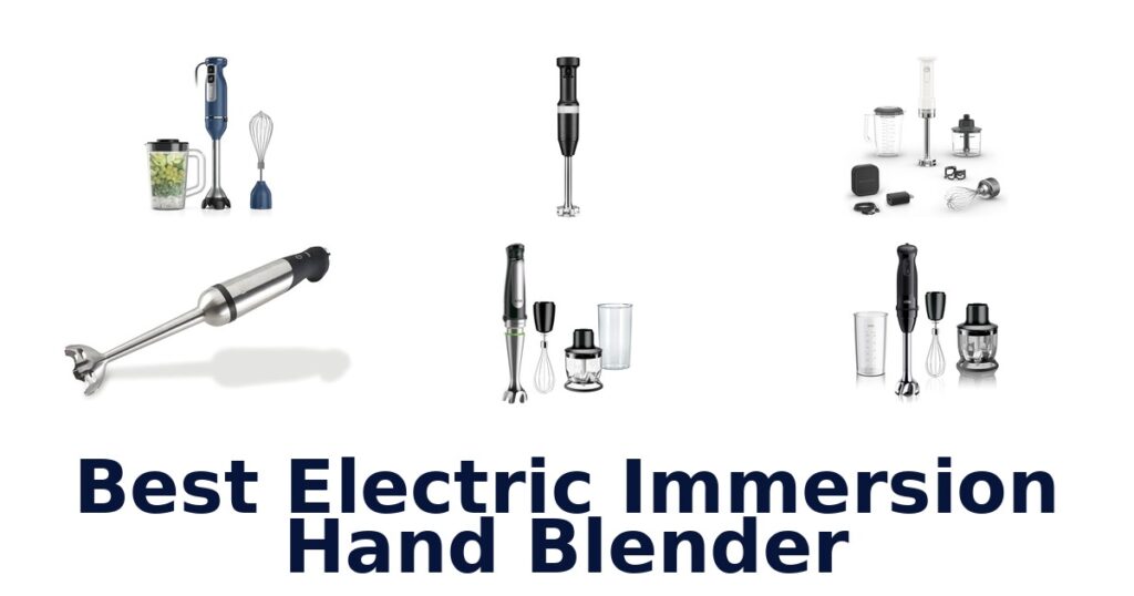 best electric immersion hand blender