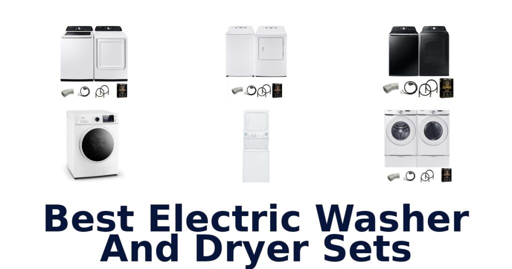 best electric washer and dryer sets