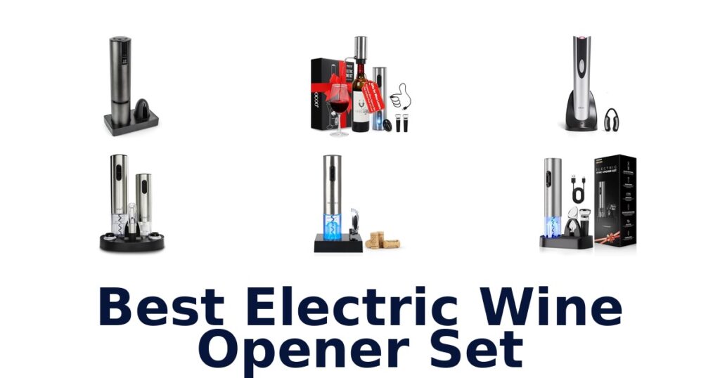 best electric wine opener set
