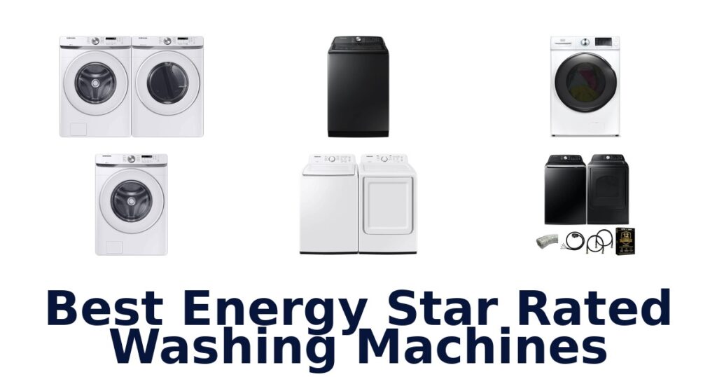 best energy star rated washing machines