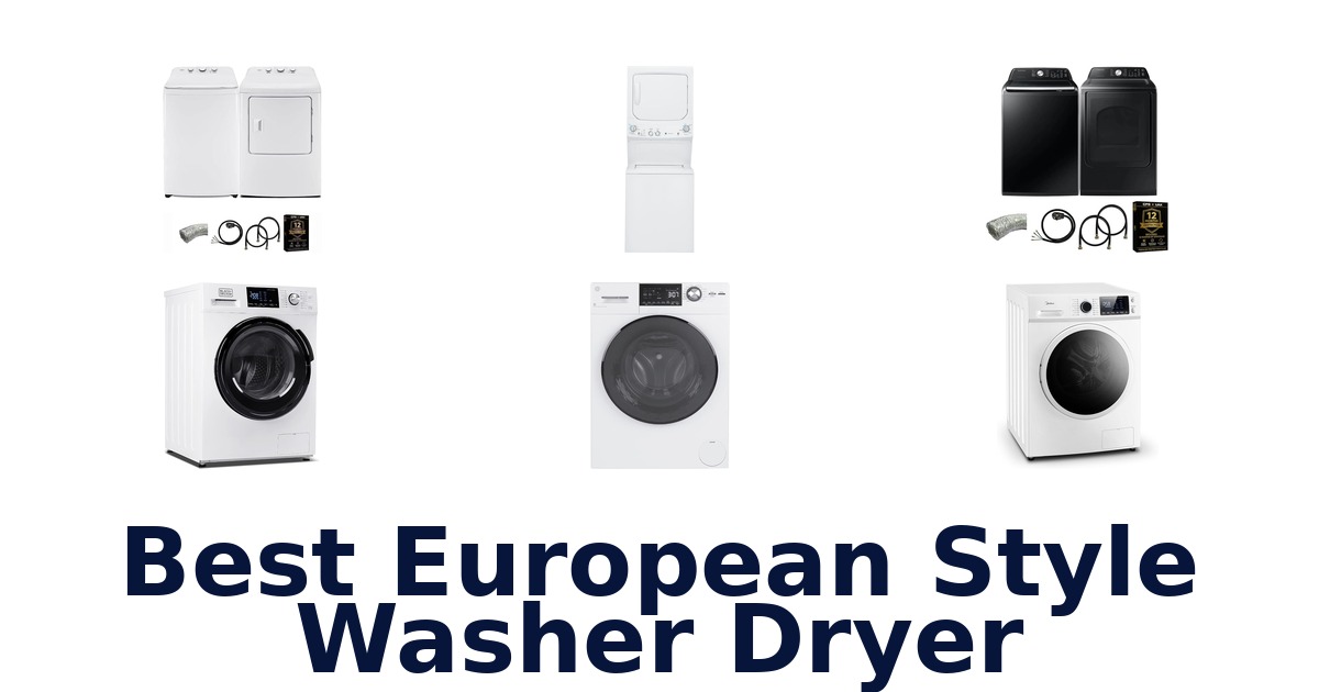best european style washer dryer