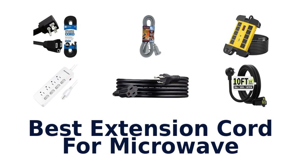 best extension cord for microwave