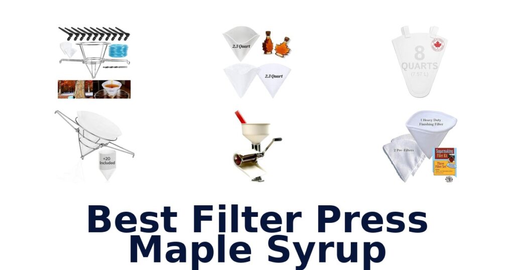 best filter press maple syrup