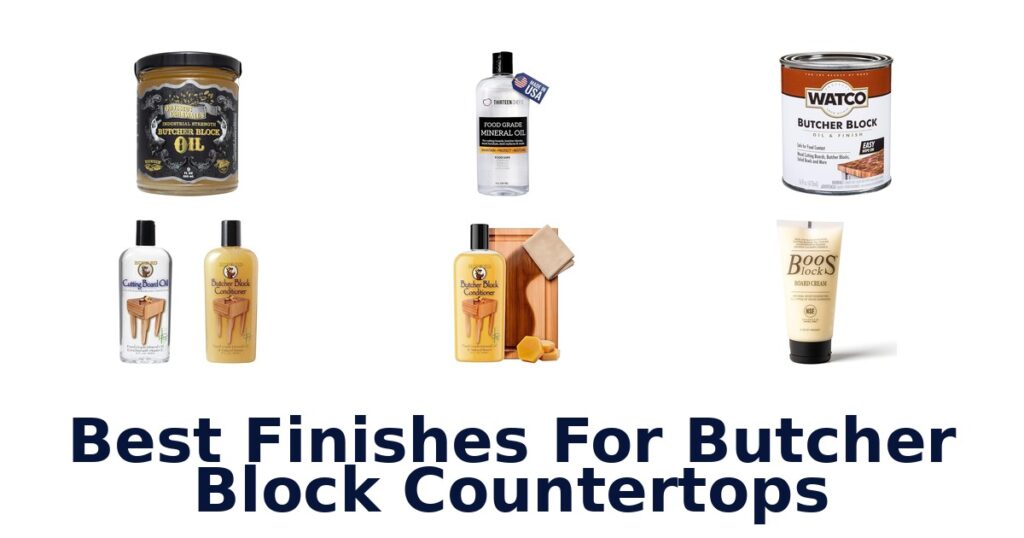 best finishes for butcher block countertops