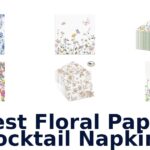 best floral paper cocktail napkins