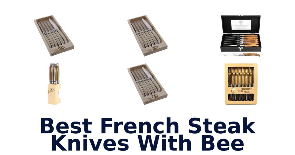 best french steak knives with bee