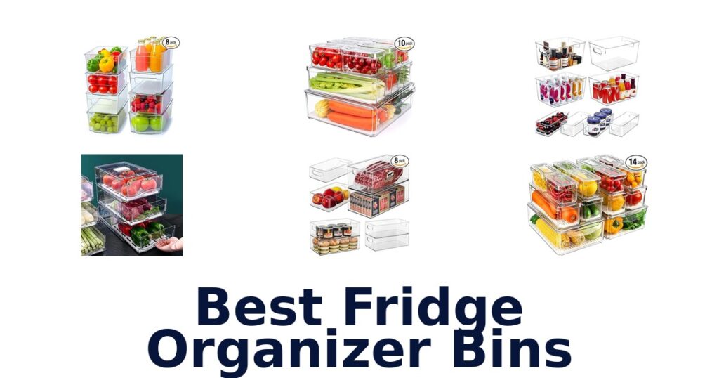 best fridge organizer bins