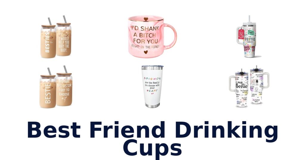 best friend drinking cups