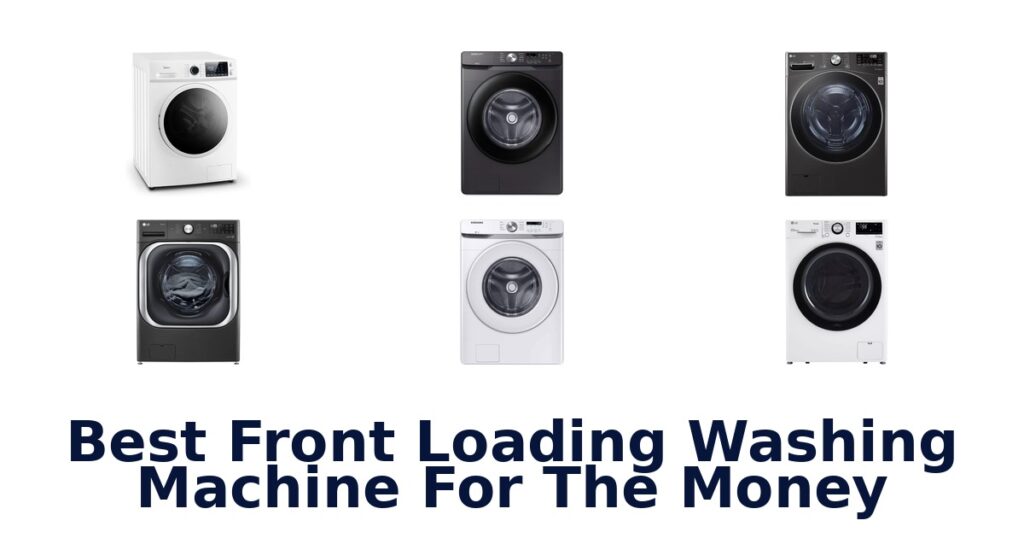 best front loading washing machine for the money