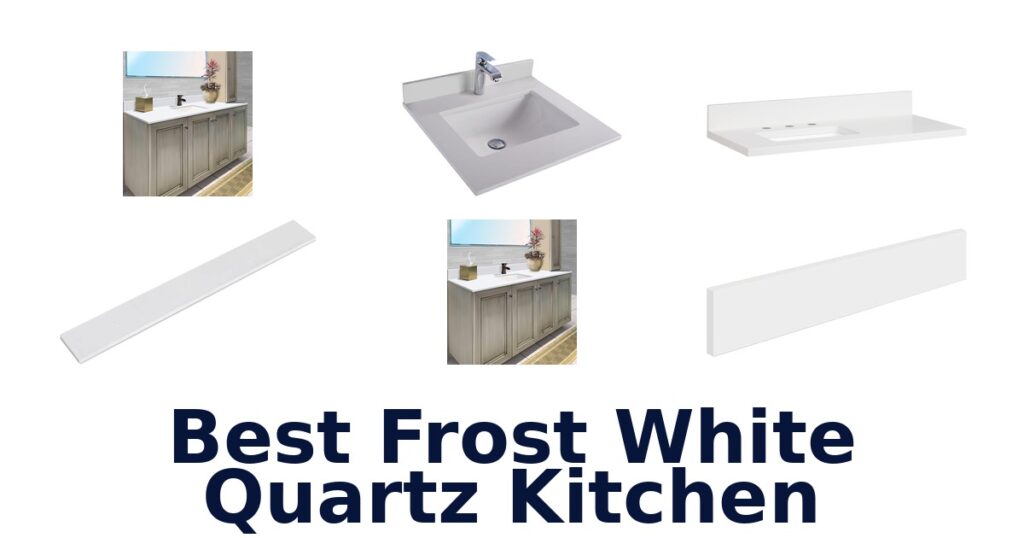 best frost white quartz kitchen