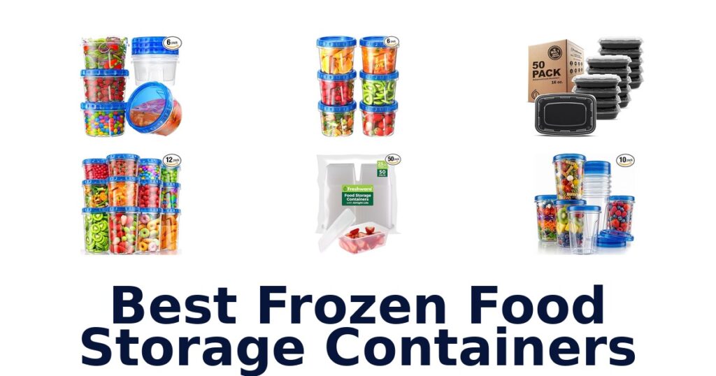 best frozen food storage containers