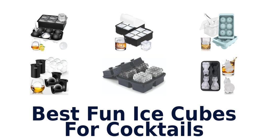 best fun ice cubes for cocktails