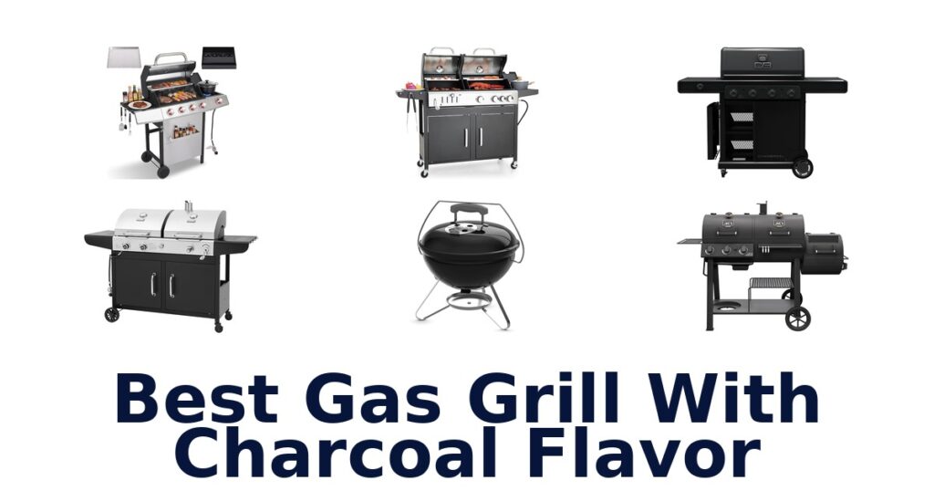 best gas grill with charcoal flavor