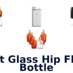 best glass hip flask bottle