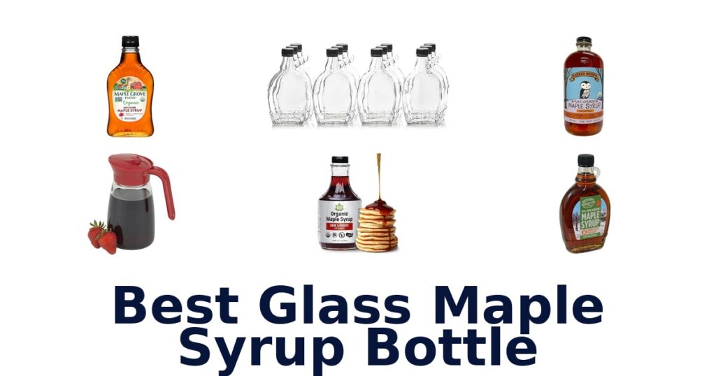 best glass maple syrup bottle