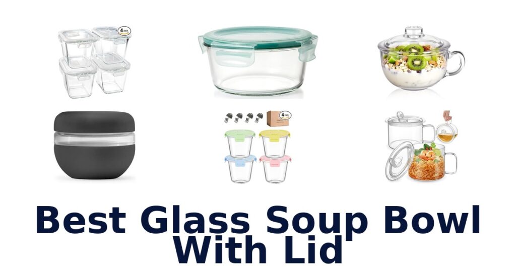 best glass soup bowl with lid