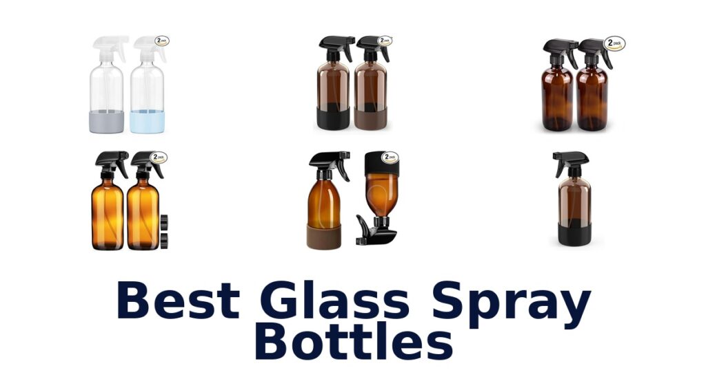 best glass spray bottles