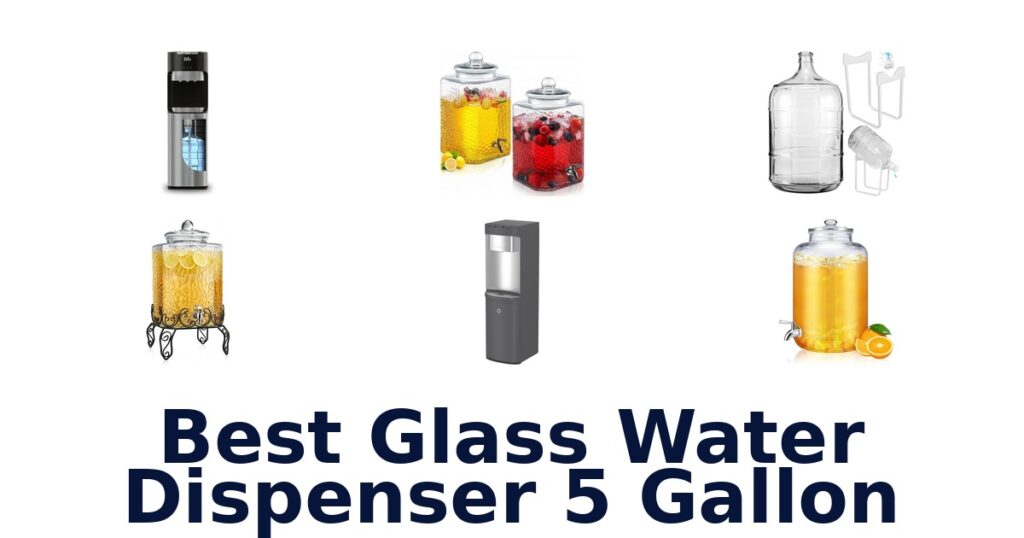 best glass water dispenser 5 gallon